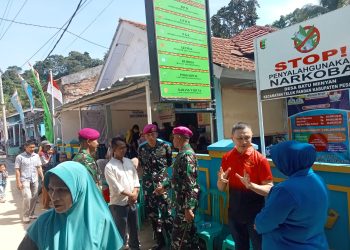 Bakti Kesehatan Yonif 7 Marinir Diserbu 500 Warga Batu Menyan, Wujud Kepedulian TNI pada Kesehatan Rakyat