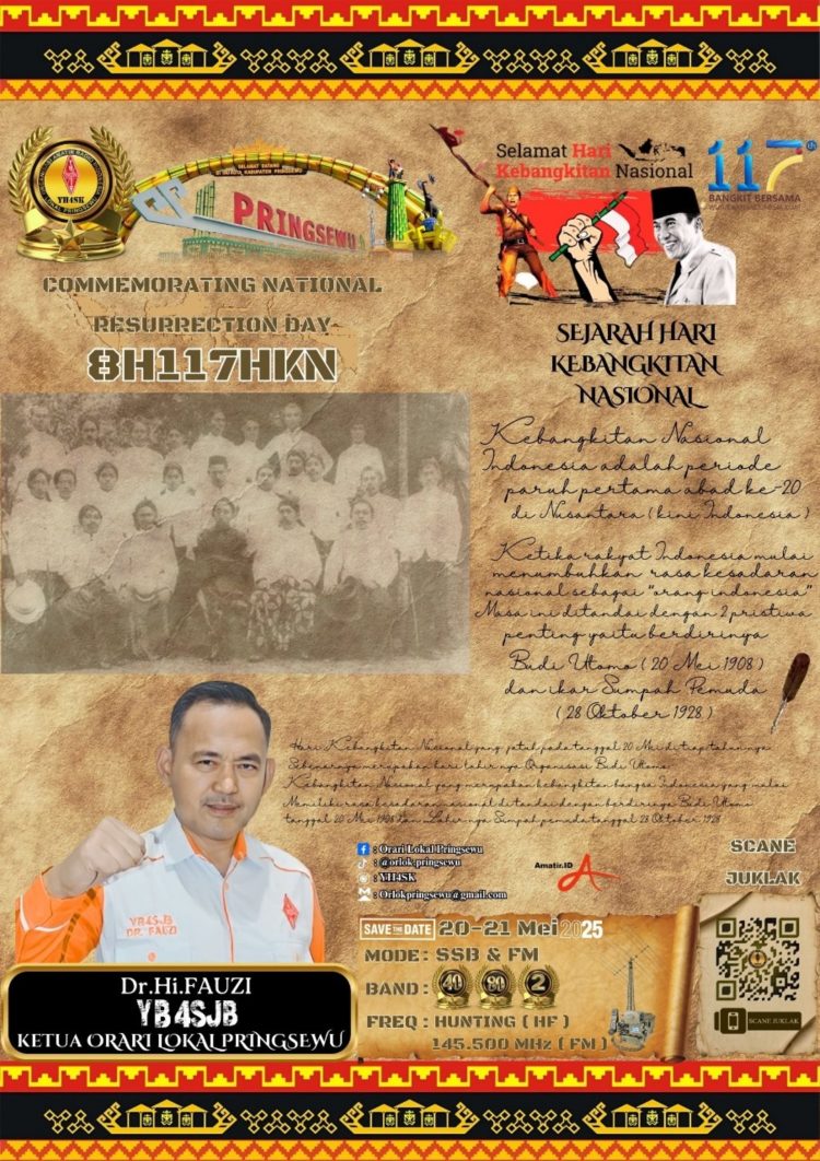 ORARI Pringsewu Rayakan Harkitnas ke-117 dengan Gelombang Semangat Nasionalisme