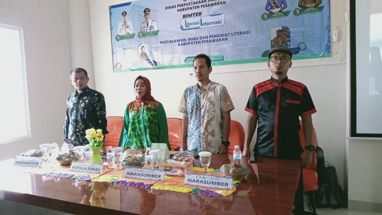 Dorong Masyarakat Melek Informasi, Dinas Perpustakaan Pesawaran Gelar Bimtek Literasi Digital