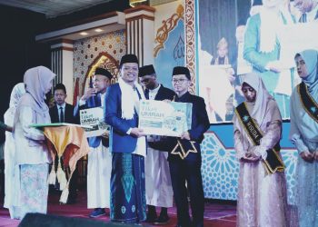 Bupati Pringsewu Hadiri Haflah Takhrij IMBOS: Dorong Santri Jadi SDM Unggul dan Religius