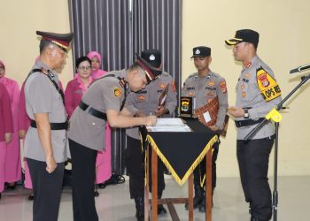 Kapolres Pimpin Sertijab Enam Jabatan Strategis di Polres Pringsewu: Penyegaran Struktural Demi Pelayanan Lebih Optimal