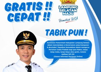 Dukung 100 Hari Kerja Bupati Egi, DPMPTSP Lamsel Luncurkan SIP-Online untuk Izin Praktik Tenaga Kesehatan