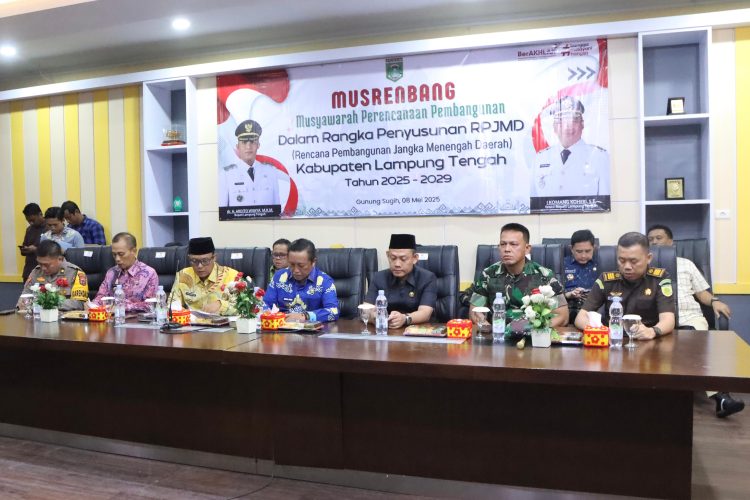 Bupati Ardito Wijaya Dorong Lampung Tengah Unggul dan Sejahtera Lewat Musrenbang RPJMD 2025–2029