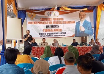 Yudha Al Hadjid Ajak Warga Pesawaran Perkuat Pemahaman Pancasila sebagai Pilar Kehidupan Berbangsa