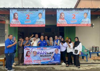 Pasar Murah Nanda-Anton Disambut Antusias Warga Bagelen, PAN: Bentuk Kepedulian Sekaligus Sosialisasi Paslon 02