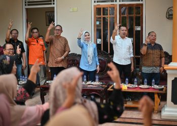 Ratusan Relawan Padang Cermin dan Teluk Pandan Deklarasi Dukung Nanda-Anton untuk Pesawaran Maju