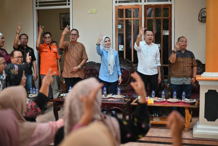 Ratusan Relawan Padang Cermin dan Teluk Pandan Deklarasi Dukung Nanda-Anton untuk Pesawaran Maju