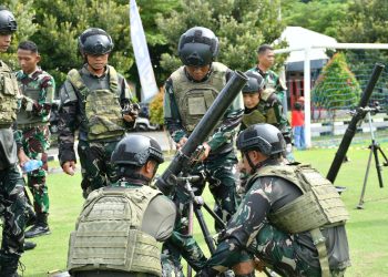 Danbrigif 4 Mar/BS Resmikan Start Awal “Ajabra Warrior” di HUT ke-22 Yonif 7 Marinir