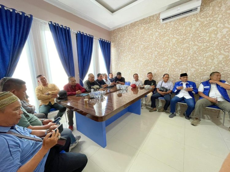 Silaturahmi Team 11 Insan Pers Lampung Selatan dengan DPW PAN Lampung