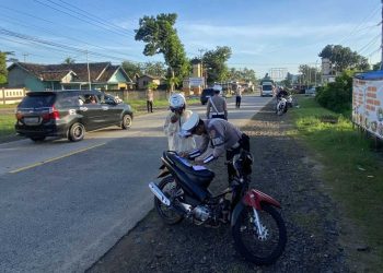 Sat Lantas Lampung Selatan Sosialisasikan Pemutihan Pajak Kendaraan dan Penegakan Hukum Lalu Lintas