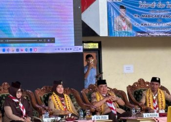 Momen Bersejarah di GOR Way Som: Bupati Tanggamus Dilantik Jadi Ketua Mabicab, Jambore II Resmi Dimulai