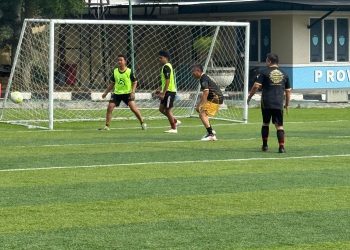 Jaga Kekompakan, SIKAMBHARA Gelar Fun Mini Soccer di Mapolda Lampung