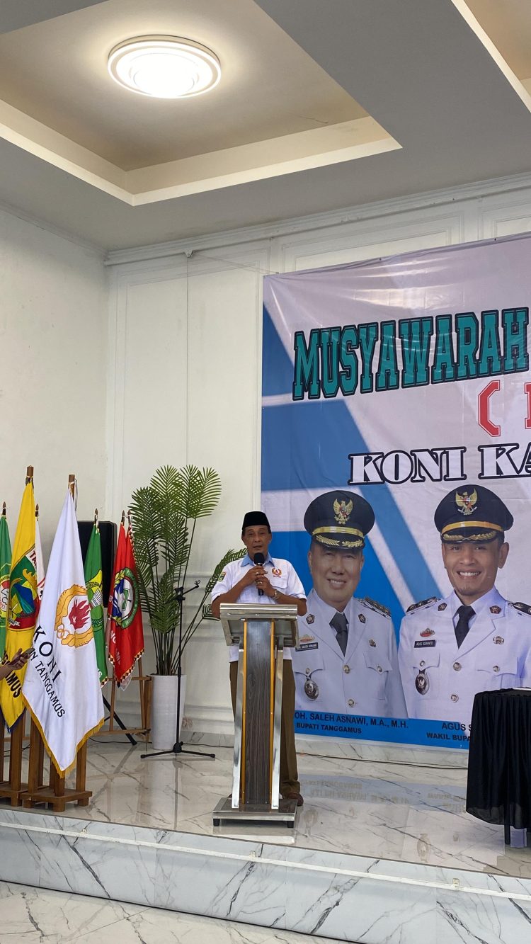 Terpilih Aklamasi, Nuzul Irsan Siap Pimpin KONI Tanggamus 2025–2029 dan Majukan Atlet Daerah