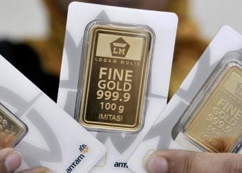 Harga Emas Antam Turun Tipis per Jumat, 20 Juni 2025: Pecahan 1 Gram di Rp1,936 Juta