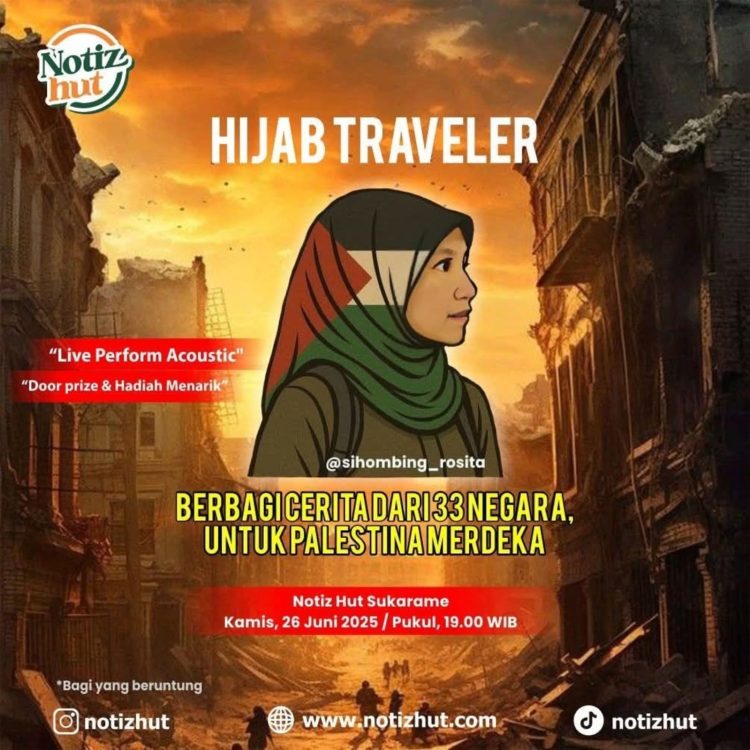 Rosita Sihombing Gelar Silaturahmi dan Cerita Perjalanan: Dari 33 Negara untuk Palestina