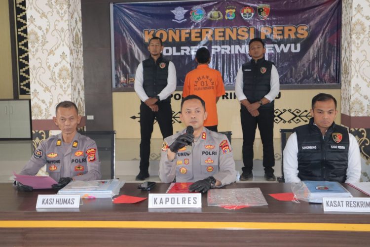 Diduga Korupsi Dana Desa Hampir Setengah Miliar, Kepala Pekon di Pringsewu Resmi Ditahan Polres