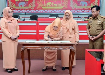 Estafet Kepemimpinan DWP Lampung Selatan: Ratna Yanuana Supriyanto Resmi Jabat Ketua Baru