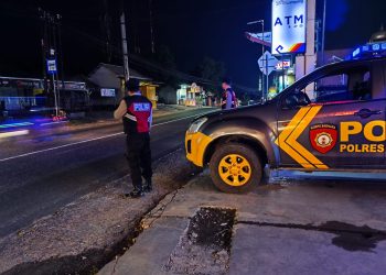 Wujudkan Rasa Aman, Samapta Polres Pesawaran Intensifkan Patroli Malam Hari di Titik Strategis