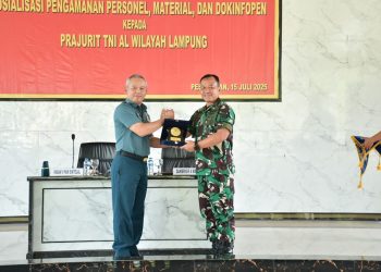 Perkuat Sistem Pertahanan, Danbrigif 4 Marinir/BS Hadiri Sosialisasi Pengamanan Prajurit Harimau Sumatera