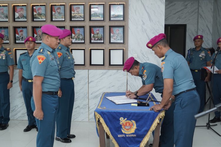 Danbrigif 4 Marinir/BS Pimpin Sertijab Dua Jabatan Strategis, Dorong Kepemimpinan Adaptif di Sarang Harimau Sumatera