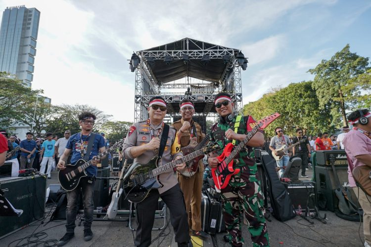 1.308 Musisi Ngejam di Saburai Grand Jam 2025, Lampung Pecahkan Rekor MURI