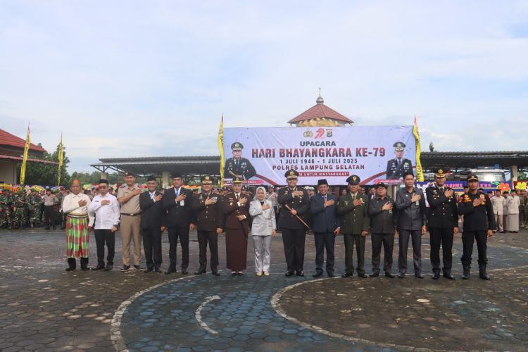 Hari Bhayangkara ke-79, Polres Lampung Selatan Beri Apresiasi untuk 45 Tokoh dan Personel Inspiratif