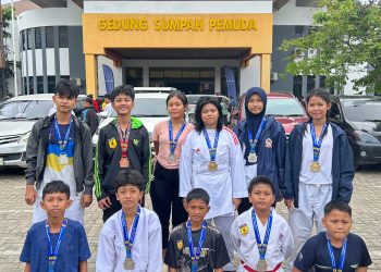 FORKI Lampung Utara Sabet Medali Emas di Kejuaraan Karate Piala Gubernur 2025