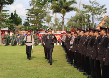 HUT ke-79 Bhayangkara, Parosil Mabsus Apresiasi Dedikasi Polri Jaga Keamanan Lampung Barat