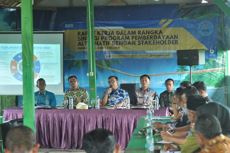 Pimpin Raker, Kepala BNNK Lampung Selatan Tekankan Sinergi Lintas Sektor untuk Cegah Narkoba Lewat Program Pemberdayaan
