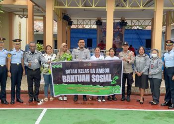 Rutan Ambon Salurkan Bantuan kepada Keluarga WBP, Tanamkan Nilai Empati dan Kemanusiaan