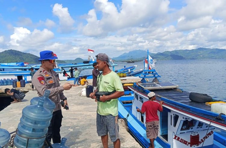 Sat Polairud Pesawaran Sosialisasi Keselamatan Berlayar: Jaga Laut Aman, Warga Tenang