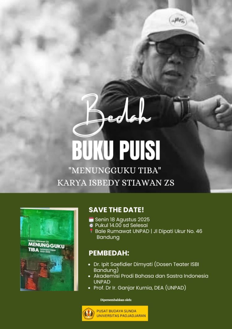 ‘Menungguku Tiba’ Akan Dibedah di UNPAD: Undangan Spesial untuk Paus Sastra Lampung