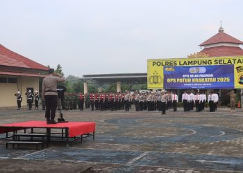 Operasi Patuh Krakatau 2025 Resmi Dimulai, Polres Lampung Selatan Fokuskan Edukasi dan Penegakan Hukum