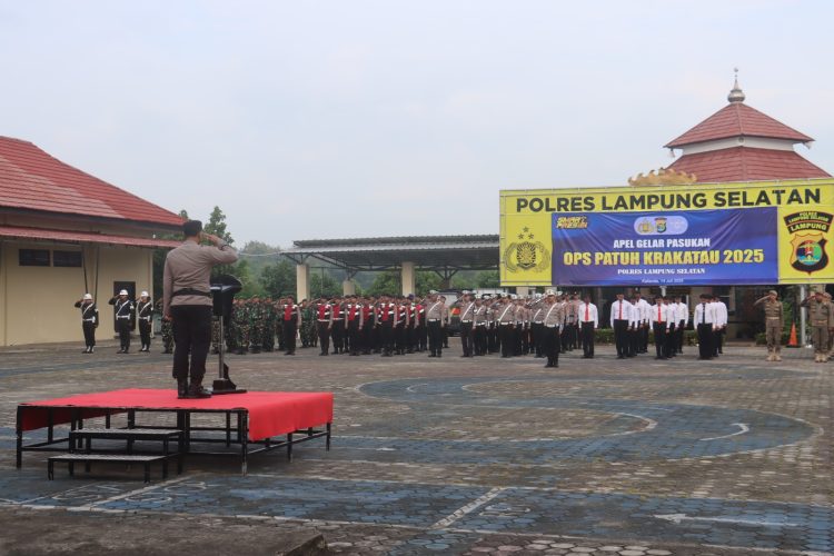 Operasi Patuh Krakatau 2025 Resmi Dimulai, Polres Lampung Selatan Fokuskan Edukasi dan Penegakan Hukum