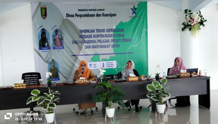 Riski Sofyan Buka Bimtek Kepenulisan, Dorong Literasi Berbasis Budaya Lokal Lampung