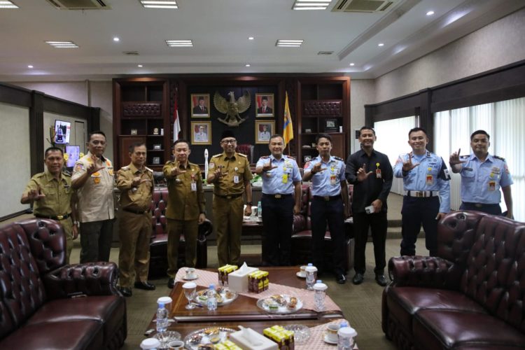 Silaturahmi Perdana, Danlanud M. Bun Yamin dan Gubernur Lampung Gaungkan Kolaborasi Ketahanan Pangan