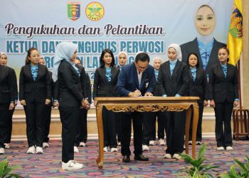 Perwosi Lampung 2025–2029 Resmi Dikukuhkan, Gubernur Dorong Ekosistem Olahraga yang Inklusif dan Berkelanjutan