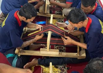 Pelatihan Tapis di Lapas Kalianda Curi Perhatian Diskominfo Lampung Selatan