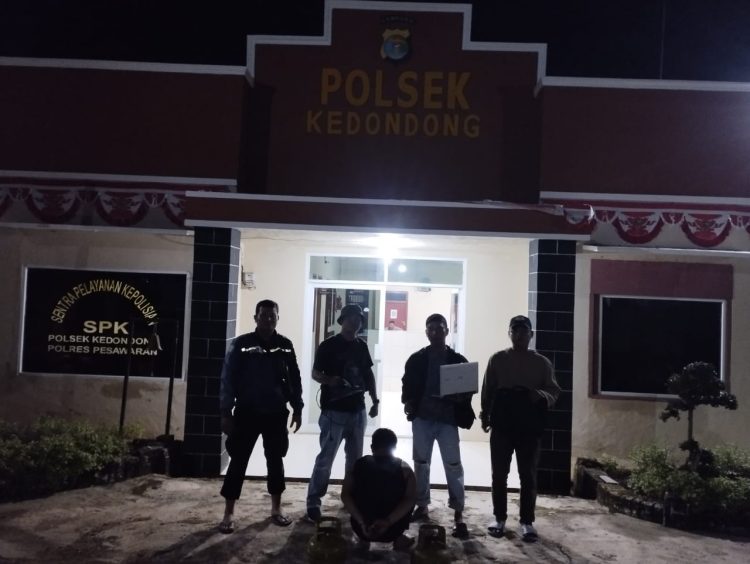 Tekab 308 Presisi Polsek Kedondong Ringkus Pelaku Curat di Way Lima, Barang Bukti Laptop hingga Tabung Gas Diamankan