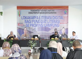 Hadapi Era Digital, Diperpus Lampung Bekali Penggiat Literasi Lewat Lokakarya Literasi Digital