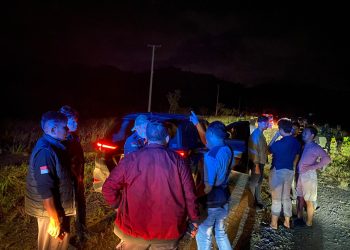 Warga Desa Gebang Ditemukan Tewas di Persawahan, Polisi Lakukan Evakuasi dan Olah TKP