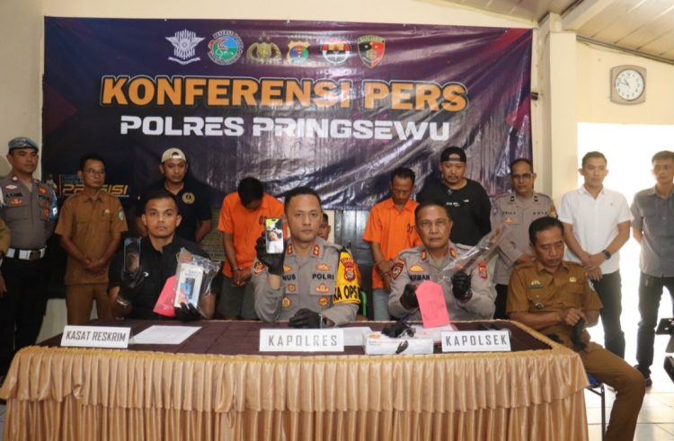 Tiga Pelaku Perampokan Agen BRILink di Pringsewu Dibekuk Polisi
