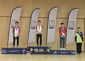 Remaja Kemiling Harumkan Indonesia di Kejuaraan Roller Skating Asia di Korea