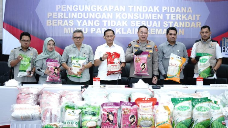 Kasus Beras Tak Sesuai Mutu Resmi Naik ke Penyidikan, Satgas Pangan Polri Tindak Tegas Produsen