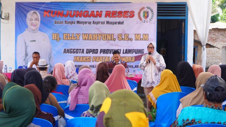 Dewan Elly Wahyuni Serap Aspirasi Warga Way Ratai, Fokus pada Perbaikan Jalan dan Jembatan