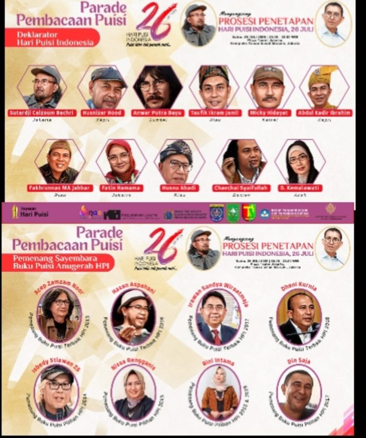 Hari Puisi Indonesia Dirayakan Besok, Fadli Zon Dijadwalkan Hadir Tetapkan Tanggal Resmi