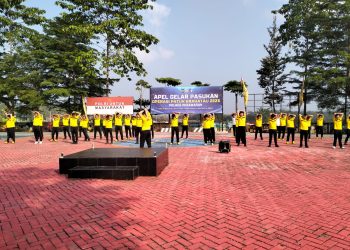 Perkuat Soliditas dan Kebugaran, Polres Pesawaran Gelar Olahraga Rutin Bersama