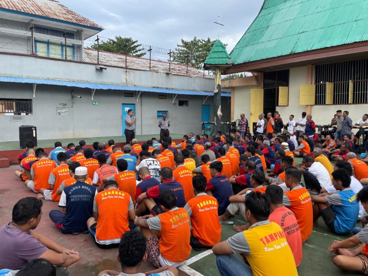 Rutan Ambon Gairahkan Semangat Merah Putih: Karutan Ajak WBP Sambut HUT RI ke-80 Lewat Kegiatan Positif