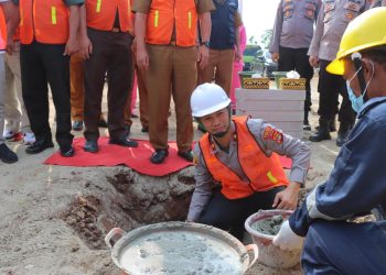 Polres Tanggamus Resmikan Groundbreaking SPPG di Pekon Tekad, Targetkan Gizi Sehat untuk 3.451 Pelajar