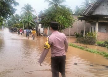 Banjir Landa Sembilan Pekon di Wonosobo dan BNS, Polres Tanggamus Siaga Penuh